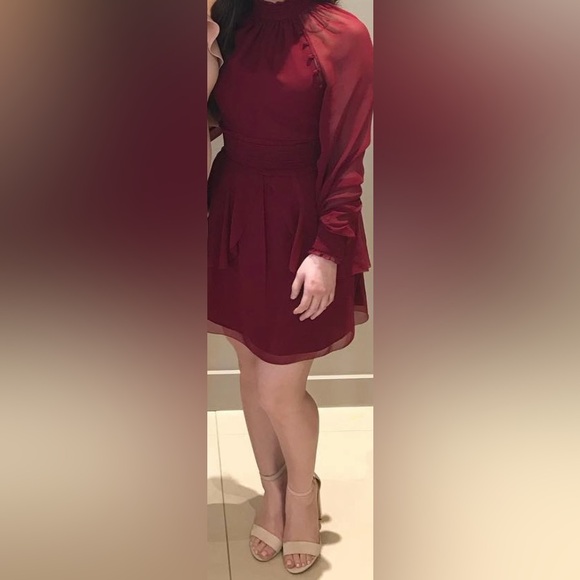 Parker Long Sleeve Silk Mini Dress - Picture 3 of 12